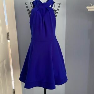 Royal blue cocktail dress